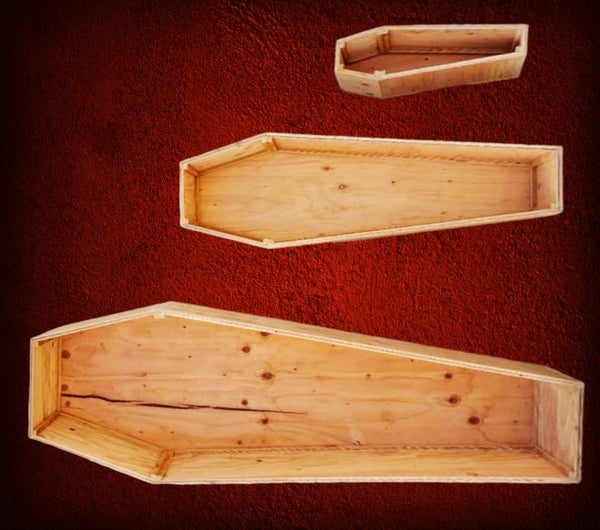 WOODEN COFFIN - Floral Props and Design 