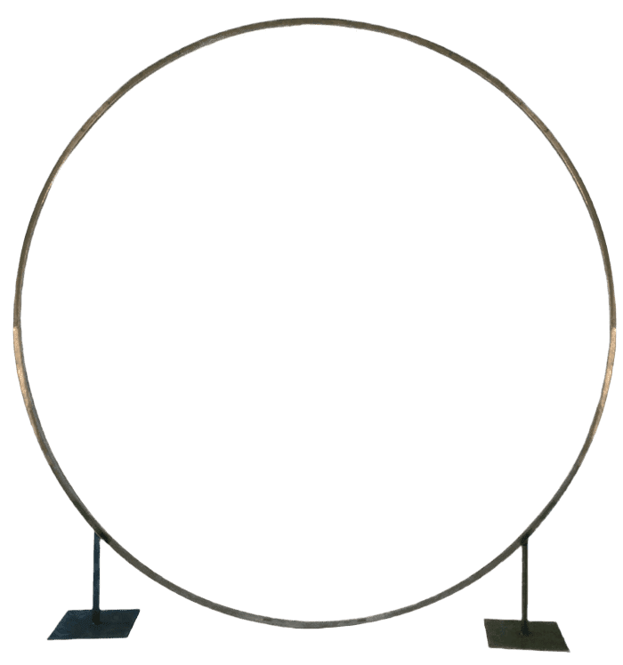 Metallic hoop deals