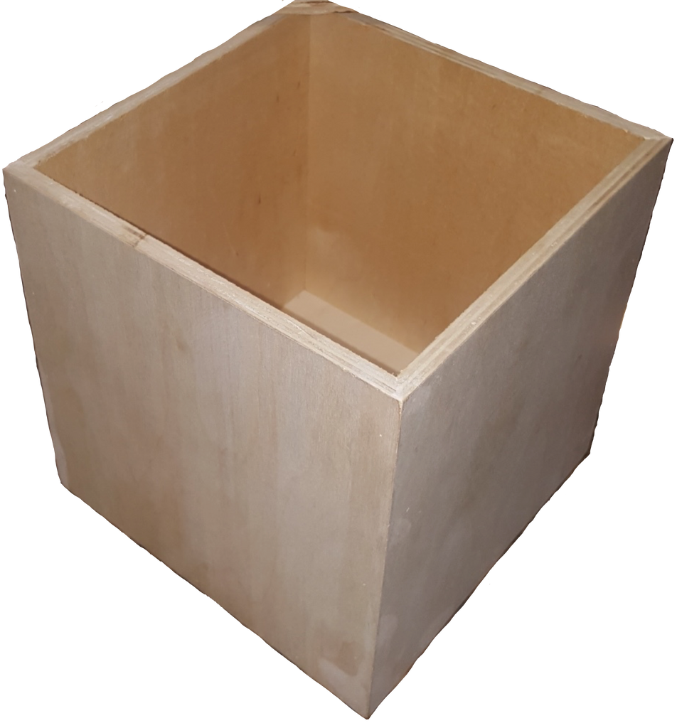 SQUARE WOOD PLANTER BOXES - BIRCH - CUBES - MITERED - Floral Props and Design 