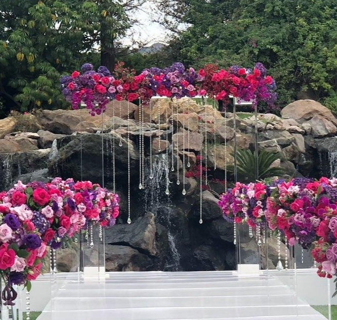 ACRYLIC CHUPPAH, ARBORS, & ARCHES - Floral Props and Design 