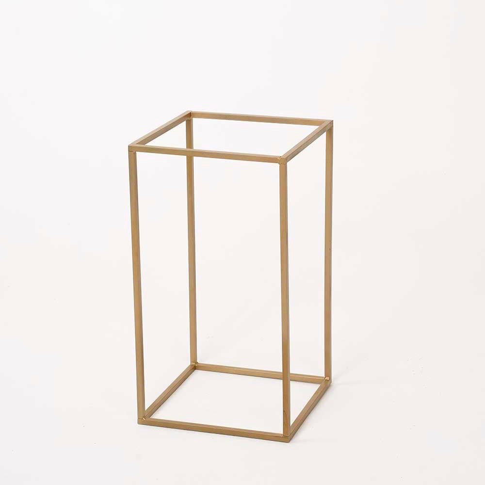 METAL RECTANGULAR NO TOP OR BOTTOM RISERS - Floral Props and Design 