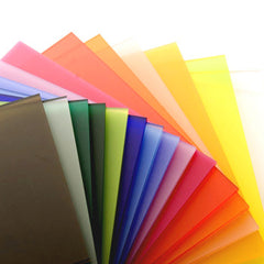COLORED ACRYLIC PEDESTAL _ 3/16