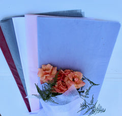 SHEER FLORAL BOUQUET WRAPS - Floral Props and Design 