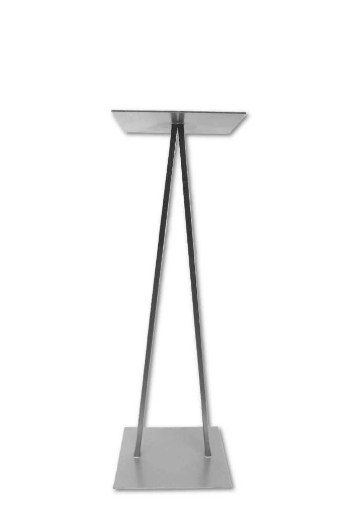 TRIANGLE PEDESTAL CENTERPIECE– Floral Props and Design