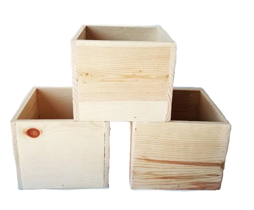 WOOD PLANTER BOXES -BUTTED -PINE