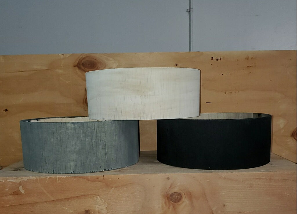 WOOD PLANTERS - ROUND - BIRCH