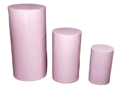 WOOD PEDESTALS -ROUND   